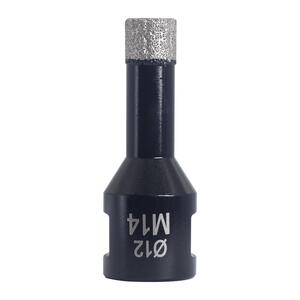 Blu-mol Xtreme Vacuum Brazed Diamond Core Drill M14 Shank 12mm