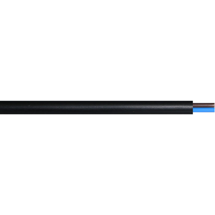 Firstflex 2 x 0.5mm SPVC/SPVC 90C 250/440V FLEX BLACK