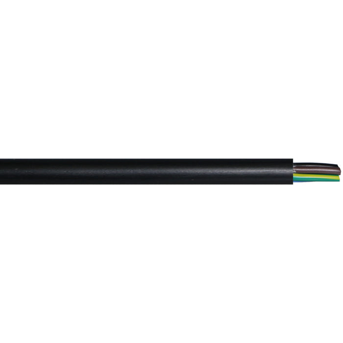 Firstflex 1.5mm 4core PVC flex 90deg BK