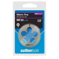 SUTTON M20 x 1.5 BTTN DIE 2'OD HSS