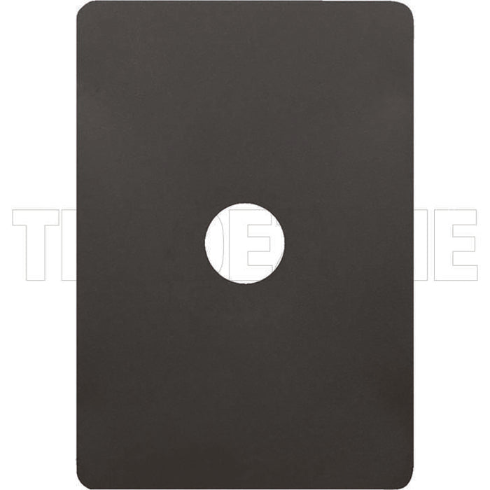 Hager Allure KNX Switch With Neon 1 Gang Matt Black