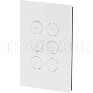 Saturn Zen GRID AND COVER ASSEMBLY 6 GANG LESS MECH Z4066VH-ZW