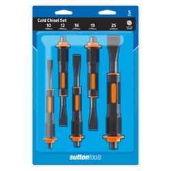 SUTTON COLD CHISEL SET 5PCE SOFT GRIP