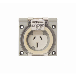 Abl Sursum 15A Flat Pin Auto Sw Skt IP66 AS3112