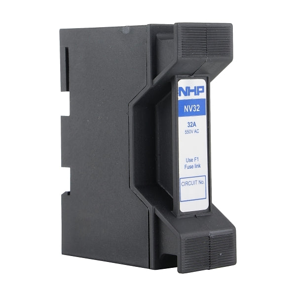NHP BS FUSE HOLDER 32A F/WIRE FOR F1 NS OFFSET TAG FUSES