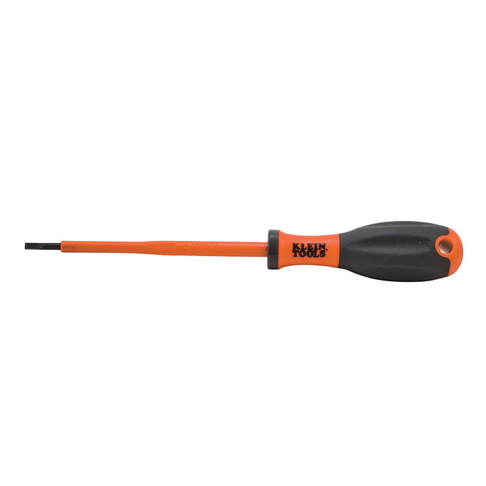 Klein Screwdriver 3x100mm Slotted VDE Insulated Cabinet Tip