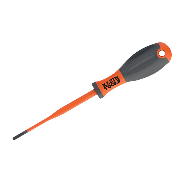 Klein Screwdriver 3.5x100mm Slotted Slim Profile VDE Insulated Cabinet