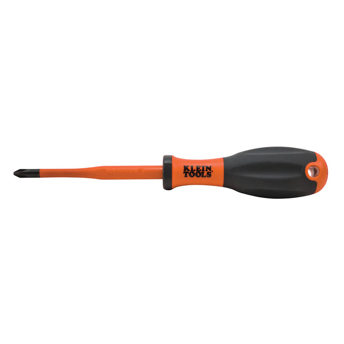 Klein Screwdriver PH2 x100mm Slim Profile VDE Insulated Phillips Tip