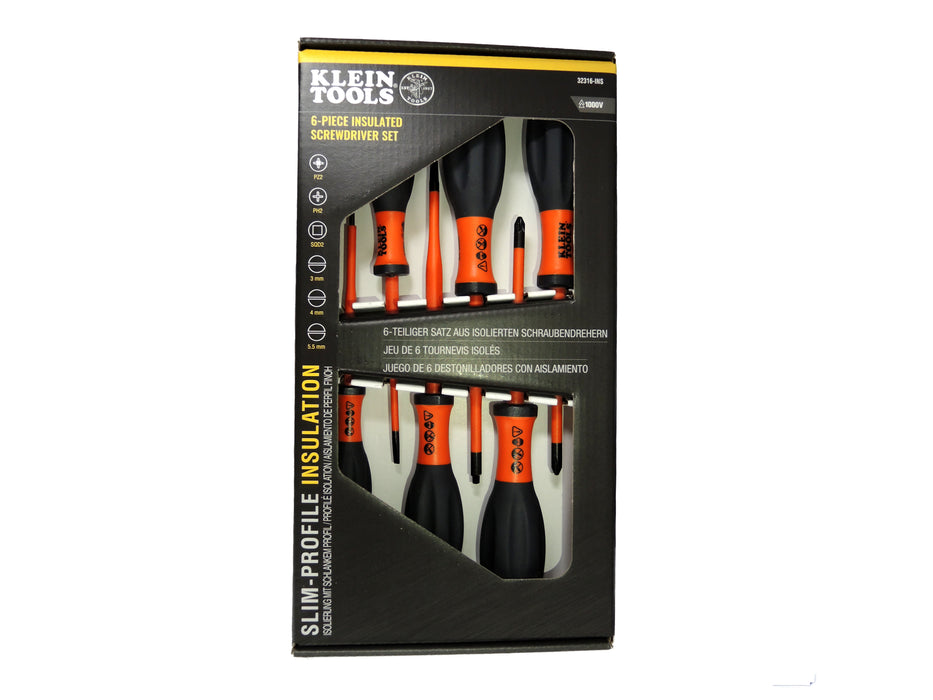 Klein S/DRIVER 6PK  VDE 1K PZ2 PH2 SQD2