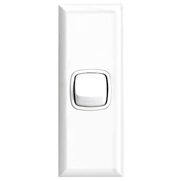 Legrand HPM Single gang 10A architrave Whi