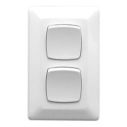 Clipsal Double switch 10A P2032VA-WE