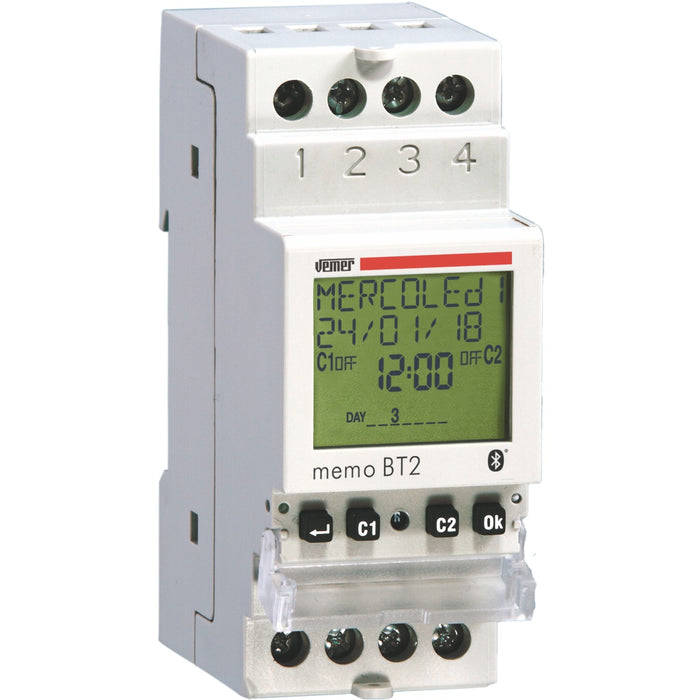 Mardag Vemer BLUETOOTH Time Clock, 16 Amp Double Pole, two modules