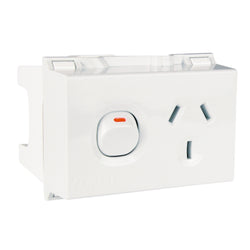 Clipsal SOCKET SWT DIN MTG 10A DP