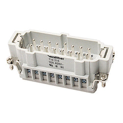 Walther-Werke Male Insert - 16 Pole - Screw Connection with Wire G