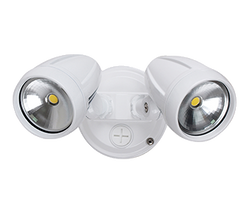 Simx LED ECO DBL SLAVE 2X8W WH IP44