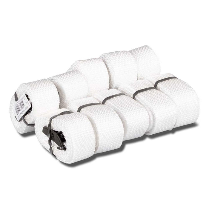 #121 White Lashing Strap 1m