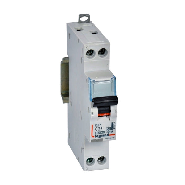 Legrand HPM RCBO DX3 1PN 25A A 30MA 1M