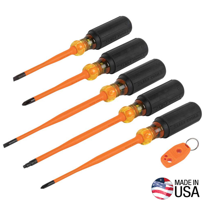 Klein Alco 6 Piece Slim-Tip INS Screwdriver Set W/Mag2