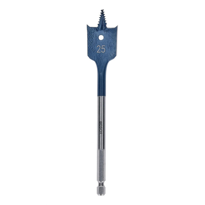 Bosch Spade Bit Daredevil Xtreme 25 x 152 mm 1/4inch Hex Shank 1pc pack Self-Drilling Rasp  Self Cut