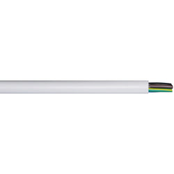 Firstflex 1.5mm 4core PVC flex 90deg WH
