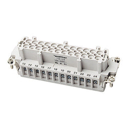 Walther-Werke Female Insert - 24 pole - Screw Connection with Wire