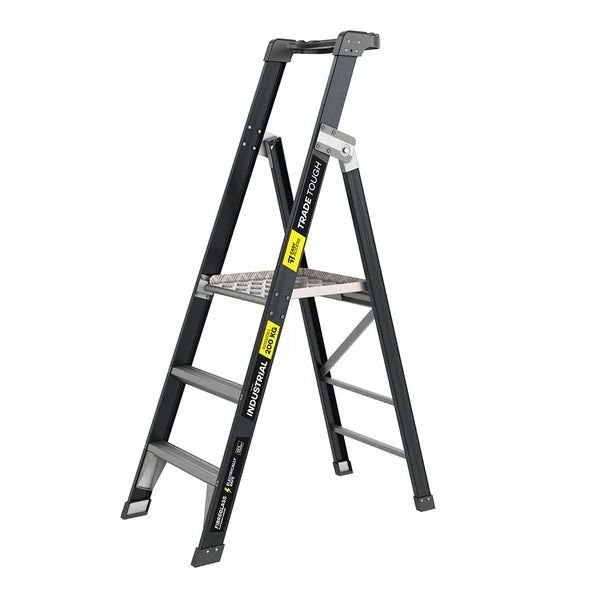 Easy Access 0.9m OX Fibreglass Platform Ladder