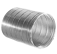 Manrose 150mm X 3M Semi Rigid Aluminium Duct Simx