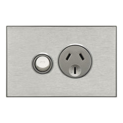 Clipsal SOCKET SWT SINGLE SATURN 10A