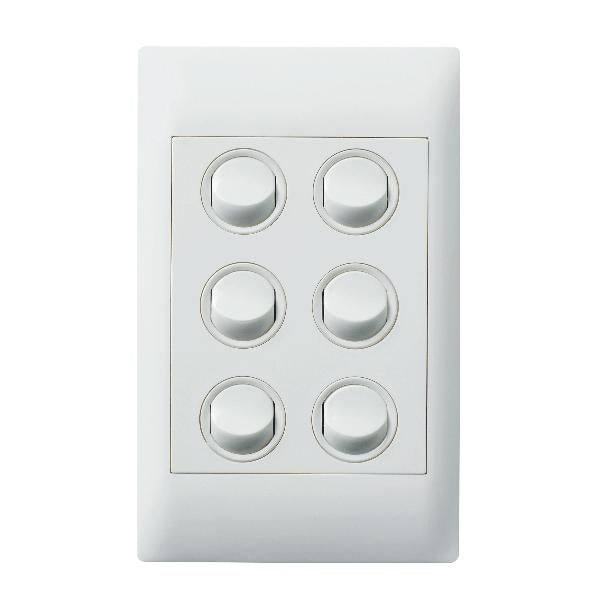 Legrand HPM EC 16A 6-GANG SWITCH WE