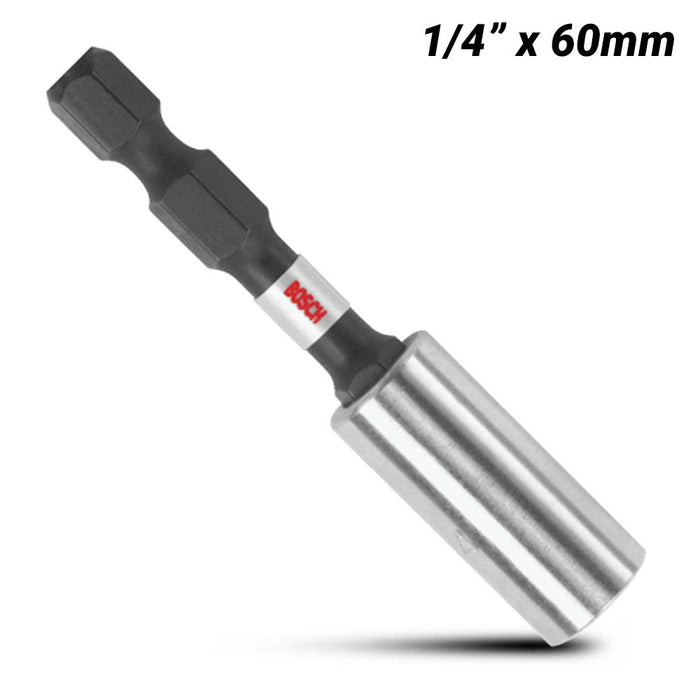 Impact Tough Bitholder Magnetic 1/4inch x 60 mm 1pc pack