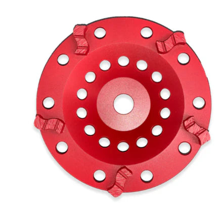 Tusk S Row Cup Grinding Wheel 125 x 8 x 5T x 22.23, Fast Bond 20/