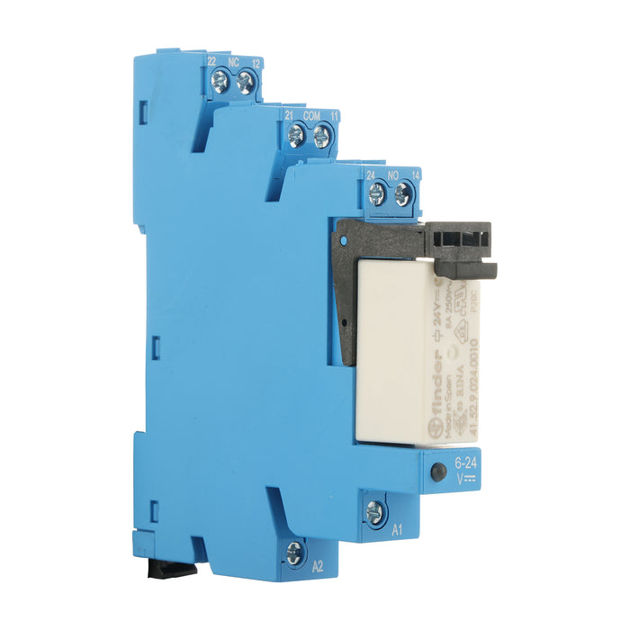 Finder Interface Relay 8A 2C/O 24VDC Sensitive Coil