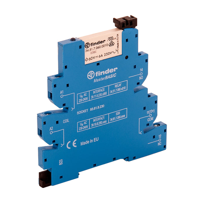Finder Master Basic 6A 1C/O 230VAC Coil