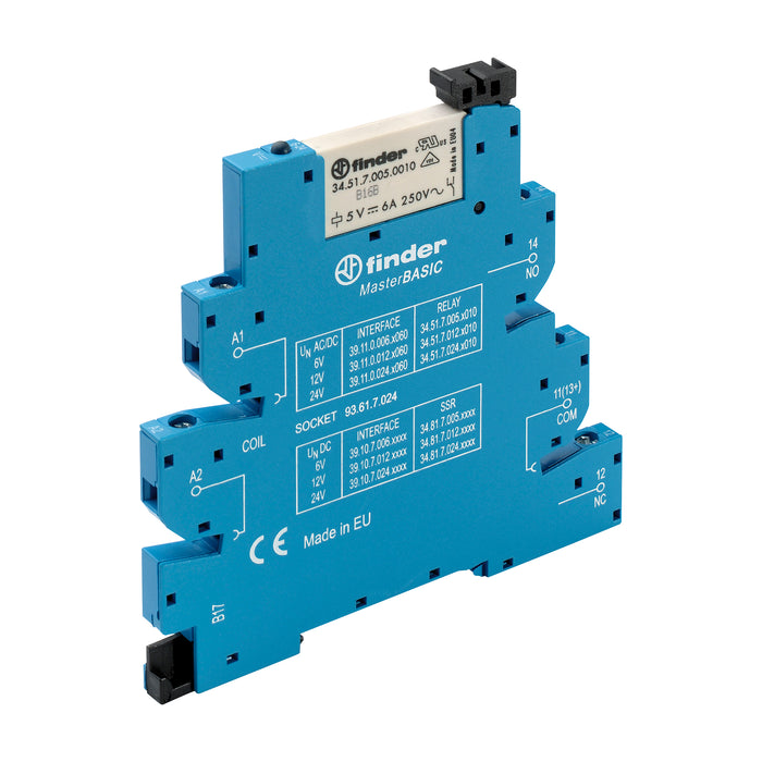Finder Master Plus 6A 1C/O 24VAC/DC Coil Fuseable Output