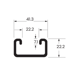 Unistrut 2267075 Channel P3300 TG True Galv (Replaces 2095288)