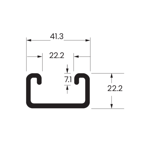 Unistrut 2267075 Channel P3300 TG True Galv (Replaces 2095288)