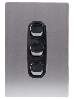 Vynco S/G Urban Switch 3G 16A Black Silver Metal