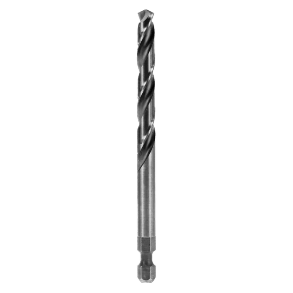 Hole Saw Pilot Drill Bit Cobalt 1/4" Hex; Drills DHS4BITCB hardened metals, cast iron, & stainless steel.