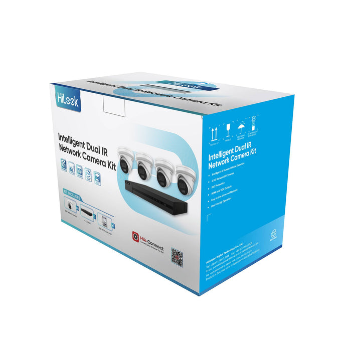 CDL HILOOK 6MP 4-Channel Surveillance Camera Kit with 2TB HDD - 4 Camera (IPC-T262H)