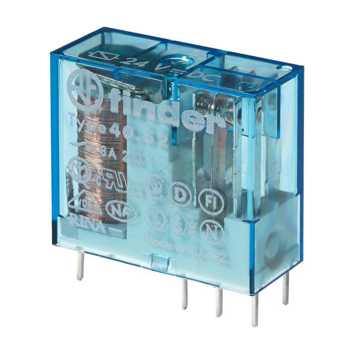 Finder Miniature PCB Relay 8A 2C/O 12VDC Coil