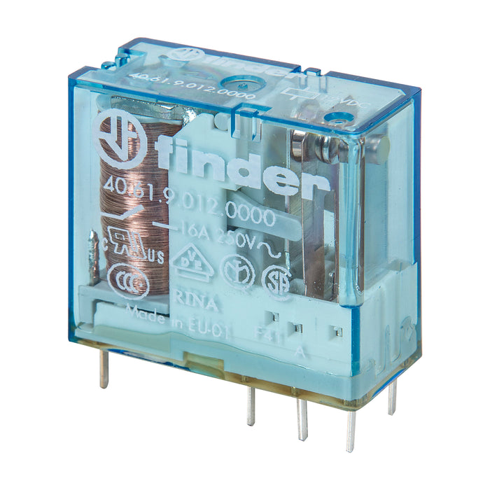Finder Miniature PCB Relay 10A 2C/O 24VDC Coil