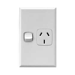 Legrand HPM Single outlet 10A vertical