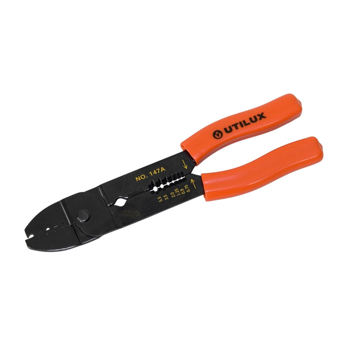 Utilux TOOL CRIMPING PLIER BRASS MINI TERM+FLAG