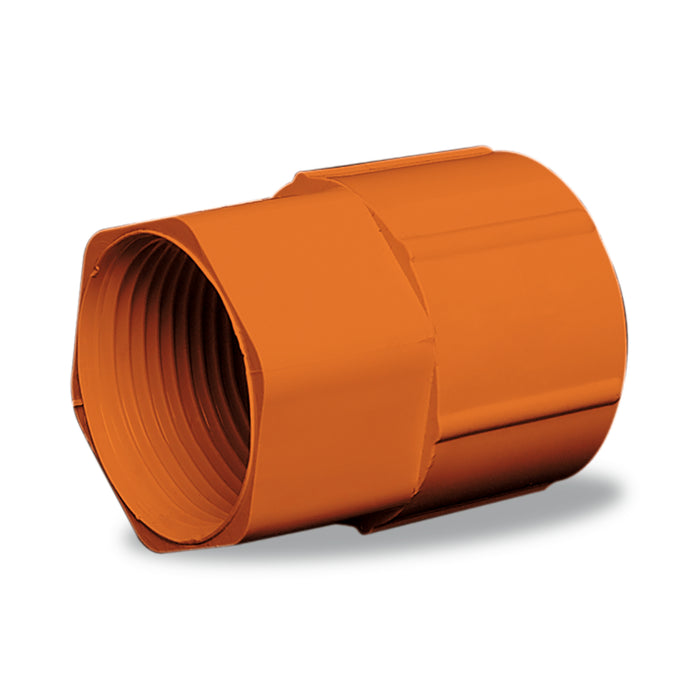 Marley Plain/screw coup 25mm orange 04.25O