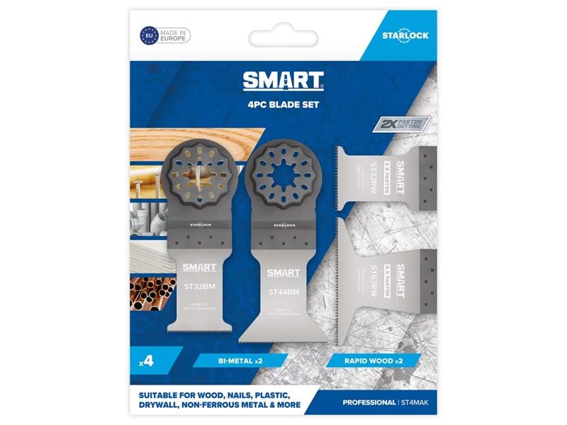 STARLOCK Professional Series 4pc Kit - 1 x ST32BM1. 1 x ST44BM1. 1 x ST32RW1. 1 x ST63RW1 Blades