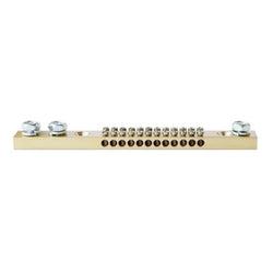Teubel Busbar 165A 12 Way (4TP) 3 Stud Double Screw