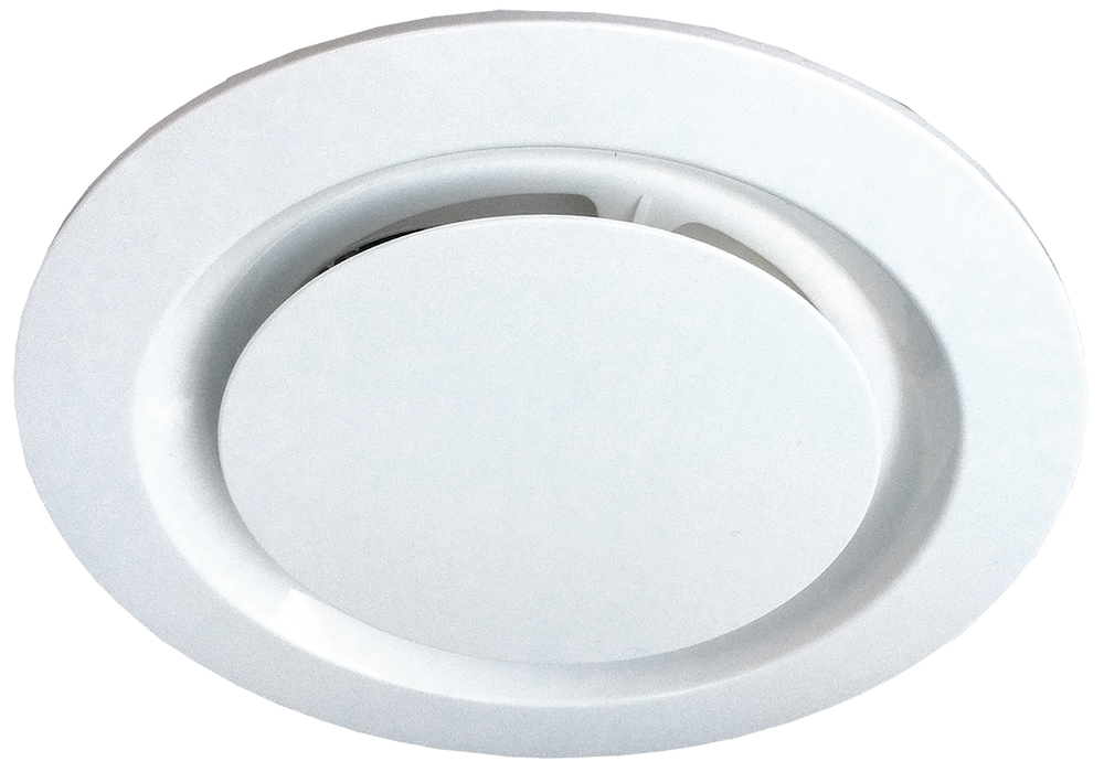 Manrose Designer Contour System 200 200mm Round Fascia White Simx