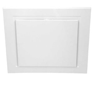 Manrose Designer Contour System 200 200mm Square Fascia White Simx