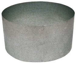 Manrose 200mm Duct Joiner/Spigot Extensionender Galvanised Simx