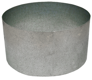 Manrose 200mm Duct Joiner/Spigot Extensionender Galvanised Simx